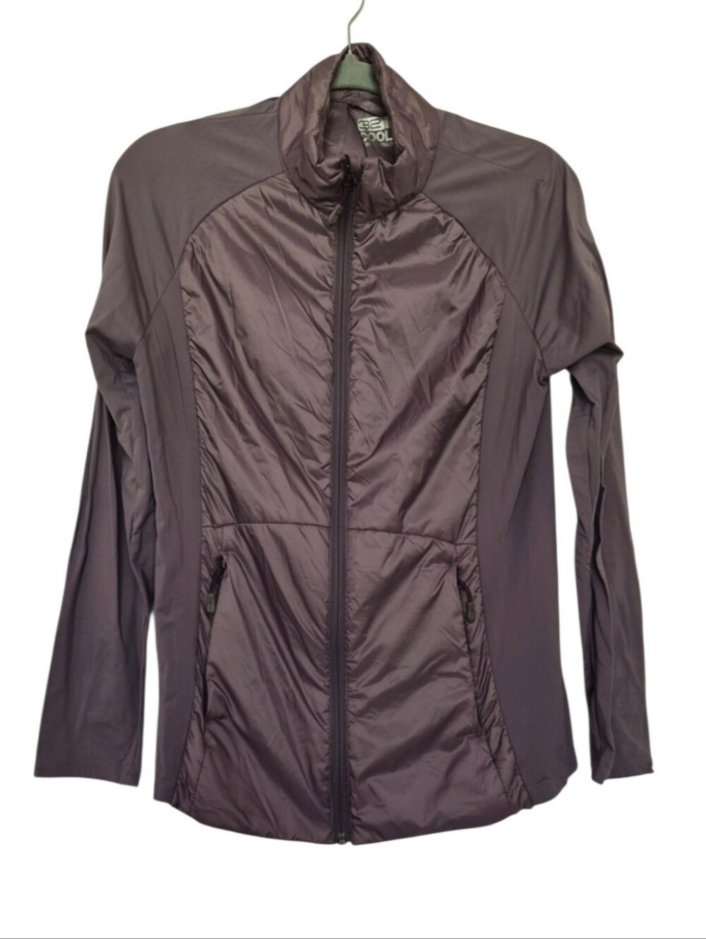 32 Degrees Cool Size Medium Purple Packable Lightweight Jacket Full Zip